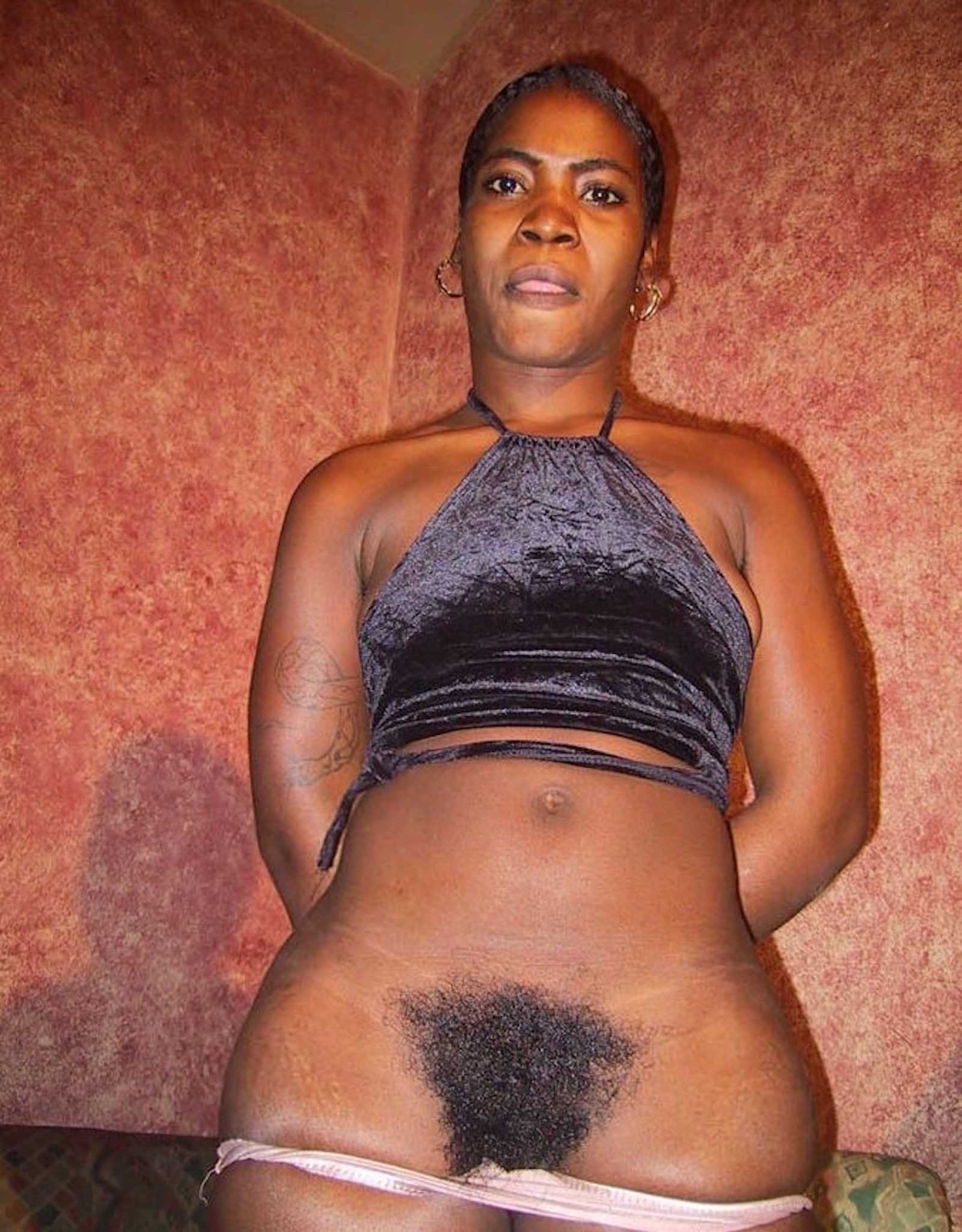 Haitian Woman With A Hairy Puss