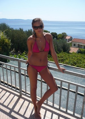 Croatian woman in a swimsuit
