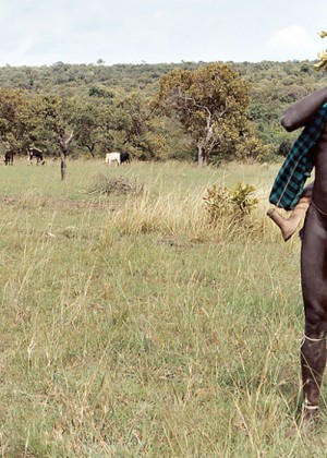 Naked Ethiopian men