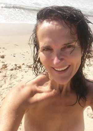 Australian milf on the beach and during pregnancy